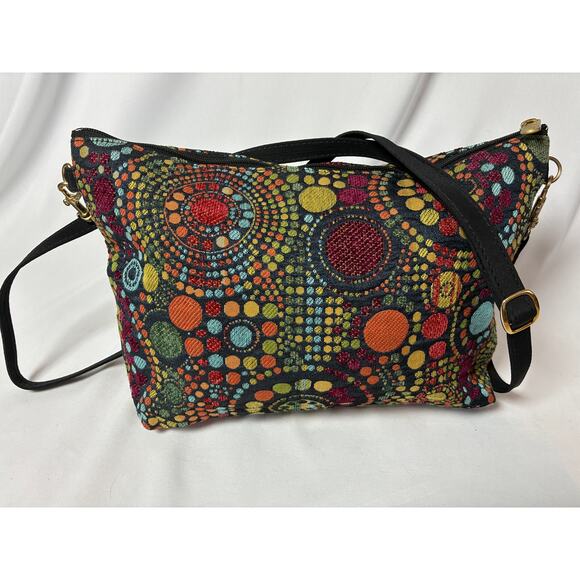 Danny K Tapestry Crossbody Purse Multicolor Boho Made in USA - Picture 1 of 10